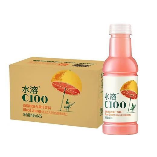 【批发】水溶C100血橙味445ml*15 商品图1
