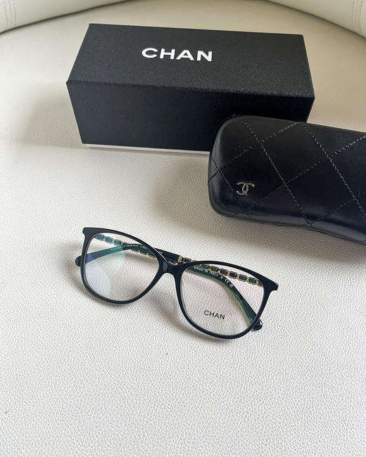 THS 5.25-无  香家 断货王 素颜3408平光镜 双C编织镜腿眼镜 2色 CU1185 商品图5