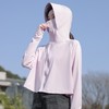 【冰凉轻薄，透气防晒~】黑胶帽檐防晒衣 女士冰丝连帽 透气外套 防紫外线 防晒服-QQ 商品缩略图13