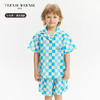 TeenieWeenie Kids小熊童装夏男女童纯棉混色宽松格纹套装TKYA246571N 商品缩略图13