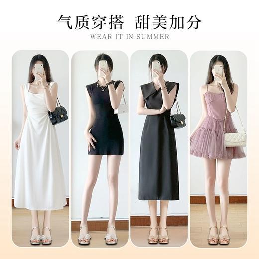 ZHR洋气超软外出凉鞋女2024新款夏季一字带绝美高跟鞋蝴蝶结女鞋 商品图9