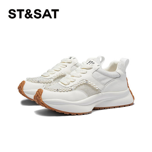 星期六珍珠链条太空银厚底运动鞋SSC3112019 商品图8