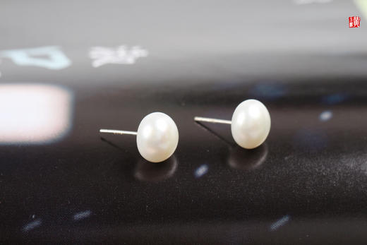 【知非】淡水珍珠耳钉 商品图2
