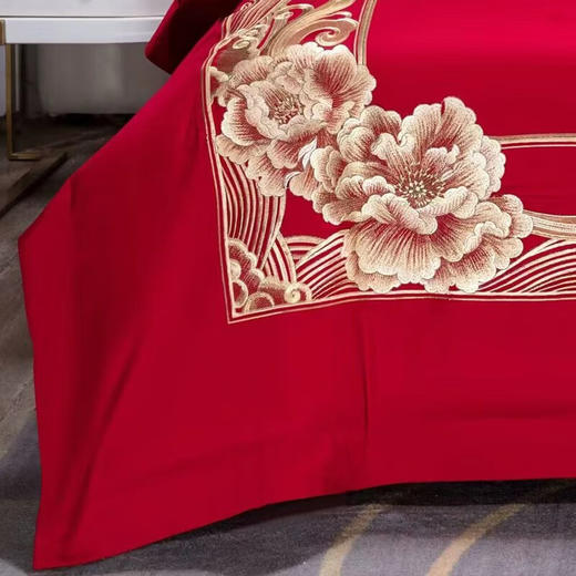 悠梦嘉居婚庆绣花四件套 商品图3