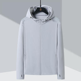 【Q】【防晒衣】【新款DSK】大依优型大码连帽外套皮肤衣防晒外套男宽松加肥加大码上衣夹克薄款