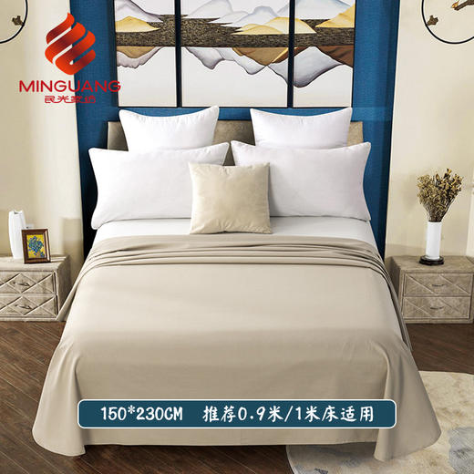 民光国民加厚印花丝光全棉【单件】床单（150*230CM ）-3B5701DXG 商品图0