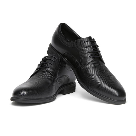 柒牌男鞋商务正装鞋真皮新郎结婚西装鞋男士通勤上班黑色低帮皮鞋	126X70290 商品图1