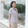 佐尔美夏季新款 气质百搭桑蚕丝短袖衬衣女E32CS75 商品缩略图1
