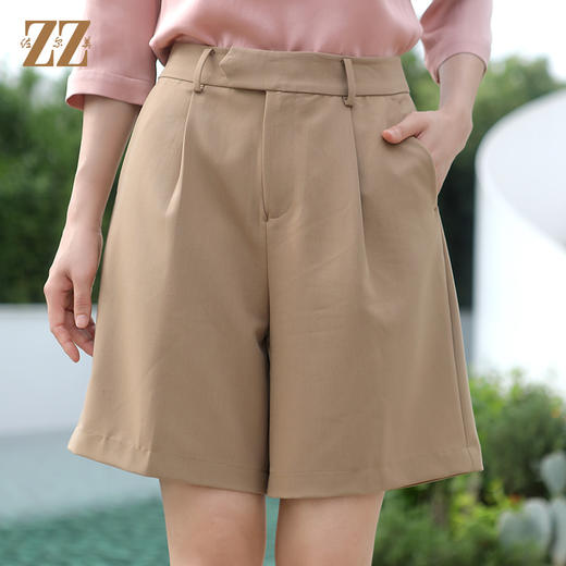 佐尔美夏季新款 时尚休闲百搭五分裤女E32K5101 商品图3