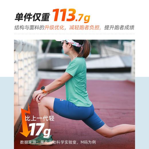 果凡男女款跑步五分压缩裤紧身裤 商品图5