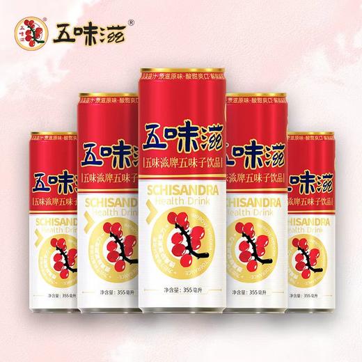 【东北特产】五味滋饮料355ml/罐   五味子清爽气泡水  酸甜解腻夏季梳打饮品  运动健身家庭聚会 商品图3