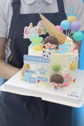 童趣十足蛋糕