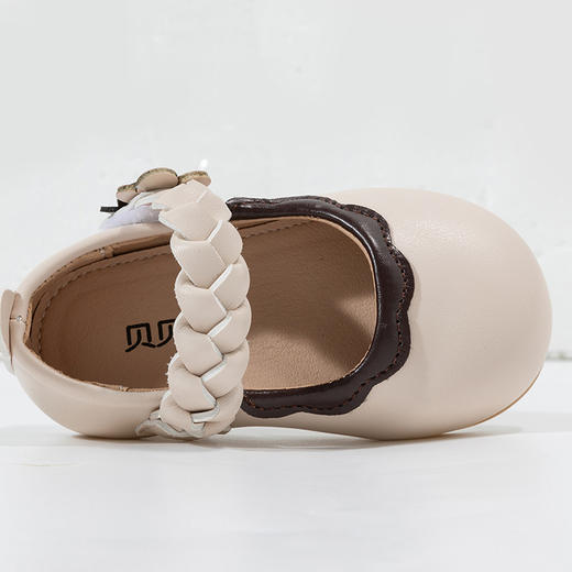 贝贝怡童鞋女童夏季新款洋气公主鞋小童稳步鞋女宝宝魔术贴单鞋子 商品图3