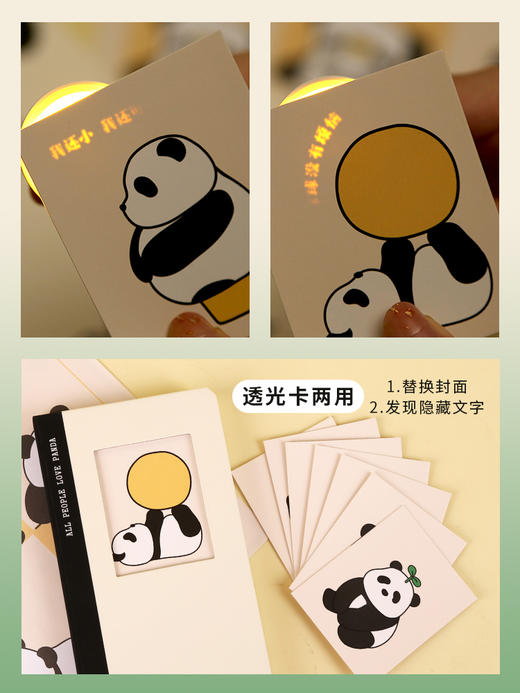 kinbor方格本套装手账本PANDA-DT56136 商品图4