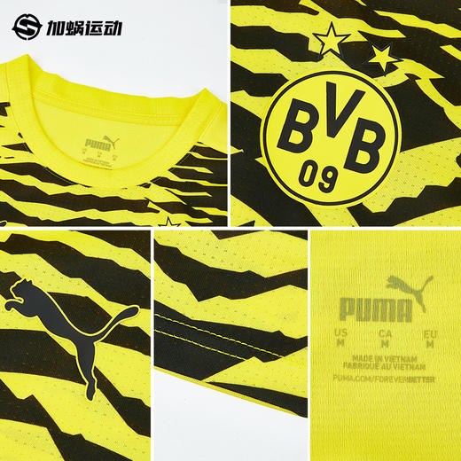 SFS彪马Puma 24/25多特赛前热身服短袖球员训练足球服 777599-01 商品图3