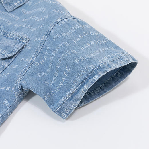 贝贝怡儿童套装衬衫2024夏装新款韩版背心男童宝宝T恤短裤三件套 商品图10