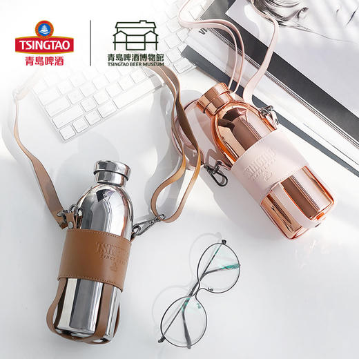#新品#青岛啤酒博物馆 潮流轻奢时尚背带杯 商品图0