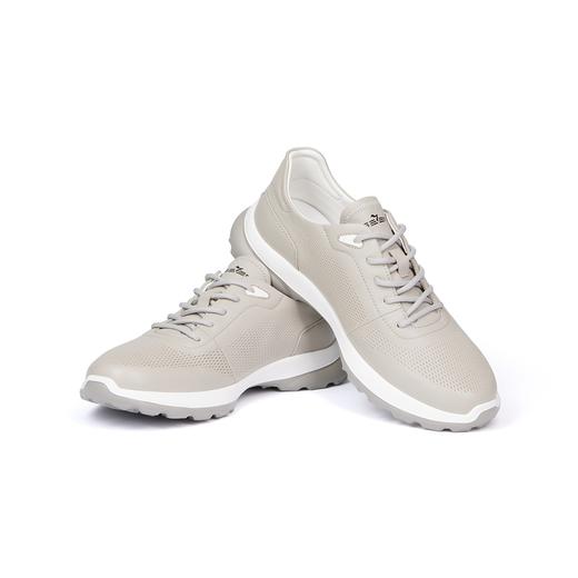 【特价】柒牌男士运动休闲鞋2024新款网眼户外跑步鞋休闲百搭真皮低帮男鞋	126X70170 商品图1