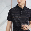 【高端系列】柒牌条纹polo衫男2024夏季新款时尚休闲翻领短袖上衣	126T71350 商品缩略图2