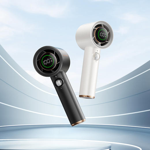【新品】摩飞户外出行无线便携高速手持电风扇MR3600 户外露营出行【100档风力】长续航涡轮小风扇 商品图2