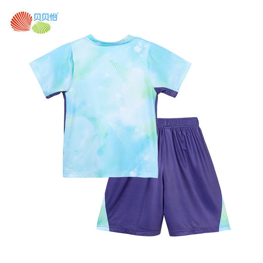 贝贝怡男童套装儿童短袖T恤夏装新款速干套装 商品图3