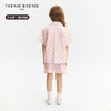 TeenieWeenie Kids小熊童装夏男女童纯棉混色宽松格纹套装TKYA246571N 商品缩略图3
