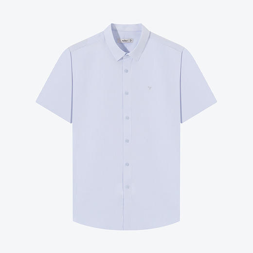 【含竹纤维】柒牌男士短袖衬衫夏季新款商务百搭色织条纹休闲衬衣	126A70430 商品图4