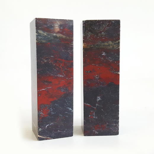 【天然正品】天然收藏级昌化鸡血石印章29.1*28.6*91.7MM单只100324NJ33/100324NJ34 商品图2