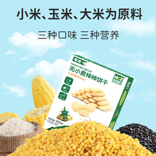 本丁敏星无小麦棒棒饼干玉米味100g 商品图2