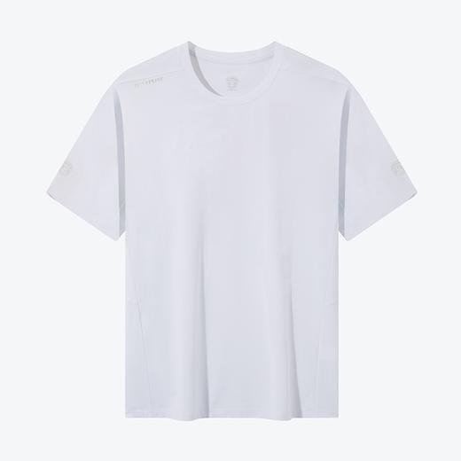 【无缝压胶】柒牌速干短袖T恤男士夏季新款时尚休闲白色圆领上衣	126T72990 商品图4