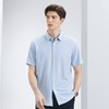 【含竹纤维】柒牌男装短袖衬衫男2024夏季新款细条纹休闲商务衬衣	126A70450 商品缩略图1