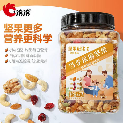 洽洽坚果进化论罐装坚果450g（坚果+果干） 商品图0