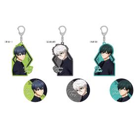 TAPIOCA 蓝色监狱·杂志封面 双闪徽章&挂件套装 洁世一凪诚士郎糸师凛