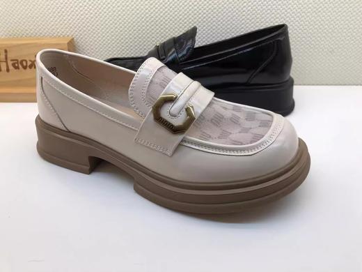 豪行2023年夏季新品时尚休闲单网乐福鞋女单鞋23201888专柜正品 商品图3