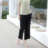 佐尔美夏季新款 气质百搭松紧腰桑蚕丝单裤长裤E32KS40 商品缩略图4