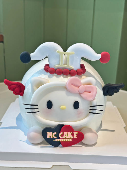 原创星座系列|双子座kt猫(红黑款) 商品图0