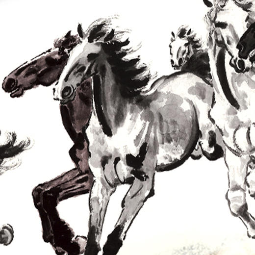 【中国集邮】徐悲鸿奔马图钞券版大邮票 商品图7