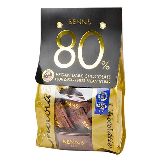 贝纳丝至醇黑巧克力（80%可可）200g/袋 商品图1