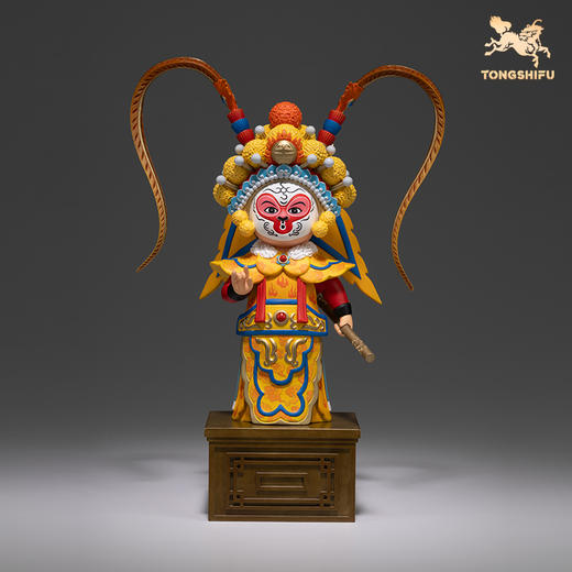 铜师傅《京剧魅力之Q版》穆桂英齐天大圣桌面客厅家居装饰品摆件 商品图3