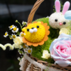 2024儿童节升级版「小狮子和大白兔」小花篮 商品缩略图1
