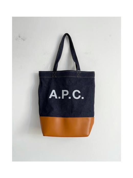 A.P.C 牛仔拼接 男女同款 托特包 PJ883 商品图4