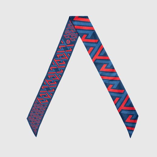 五粮文创-丝巾 （蓝红色）*1条 商品图1