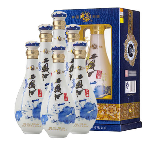 【单瓶128】2013年-2015年 西凤 青花传奇12年 凤香型白酒 45度 500mL单瓶 500ml*6整箱 商品图0