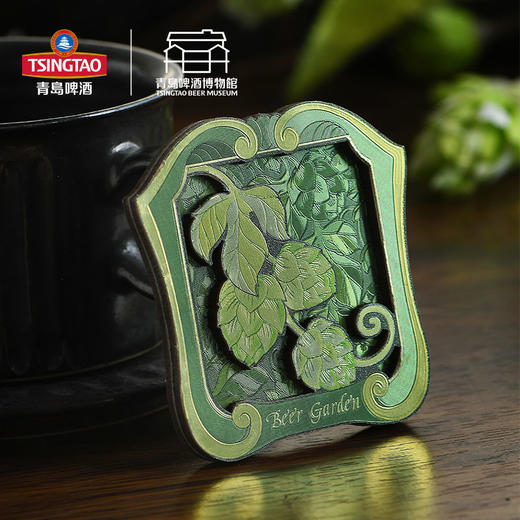 【青岛啤酒博物馆】酒神啤酒花木质冰箱贴文创纪念品  青岛啤酒 官方文创 商品图5