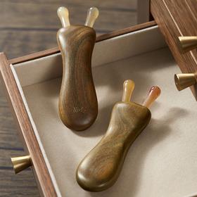 初心 羊角小蜗牛檀木按摩器眼部眼周刮鼻梁神器【该商品不支持用券】