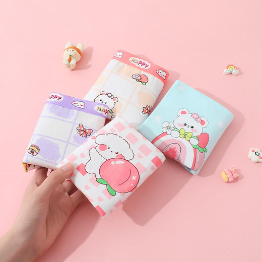 女童内裤A类纯棉平角裤中大童小童女孩少年学生A类四角儿童内裤女 商品图2