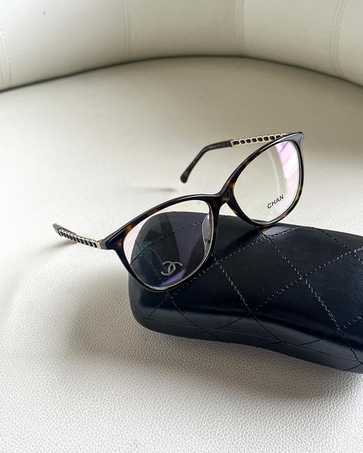 THS 5.25-无  香家 断货王 素颜3408平光镜 双C编织镜腿眼镜 2色 CU1185 商品图9