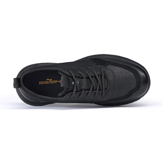 柒牌男士运动鞋2024秋季新款时尚百搭青年圆头系带平底低帮休闲鞋	127X70040 商品图2