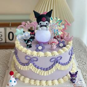 【库洛米卡通创意水果蛋糕】