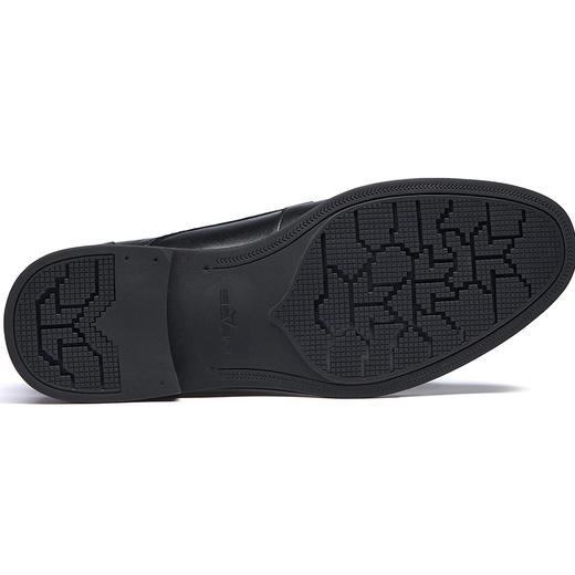 柒牌男士低帮商务正装鞋2024秋季新款透气真皮中青年黑色西装皮鞋	127X70240 商品图3